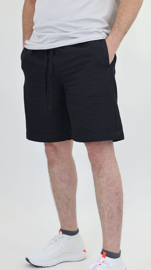 M1 Melbourne Unisex Shorts Black Over Dyed