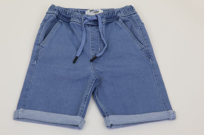 K1 Melbourne Kids Denim Shorts Lt Blue