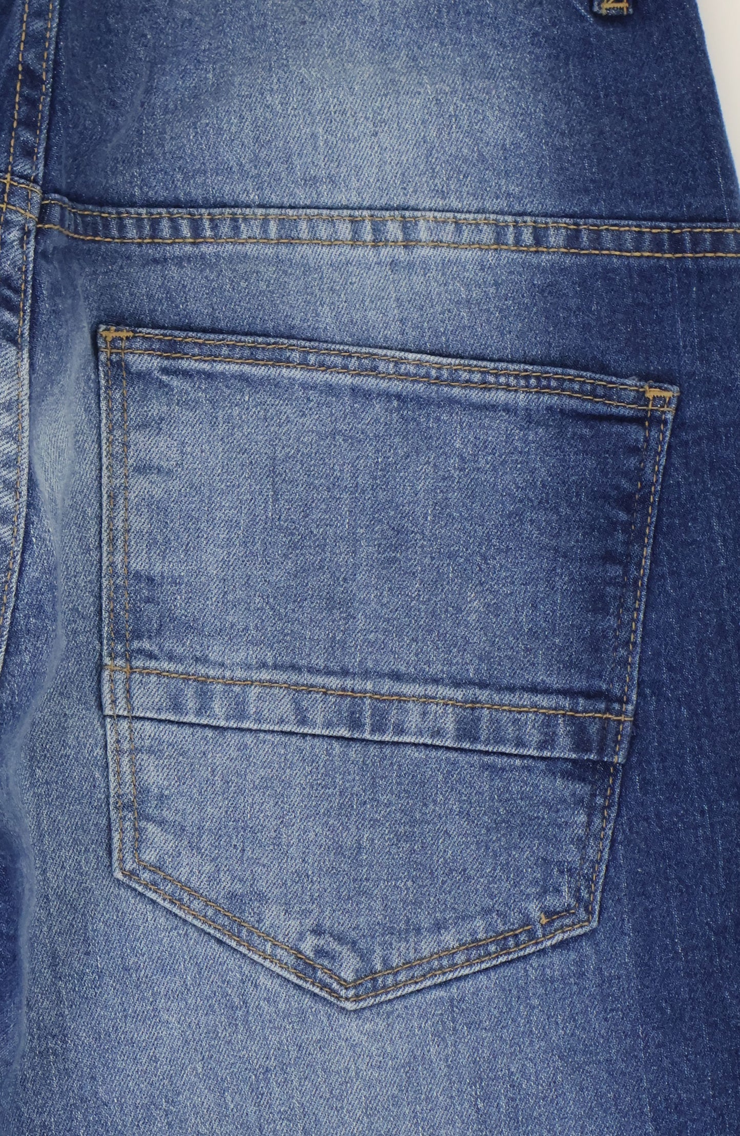 M8 Melbourne Men's Slim Straight Comfort Denim Mid Blue