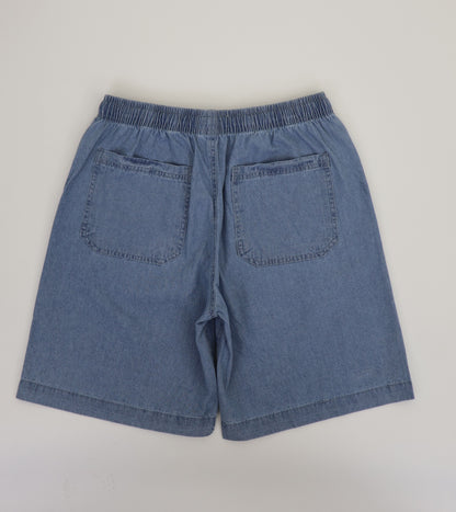 M2 Melbourne Unisex Shorts Lt Blue Stone Wash