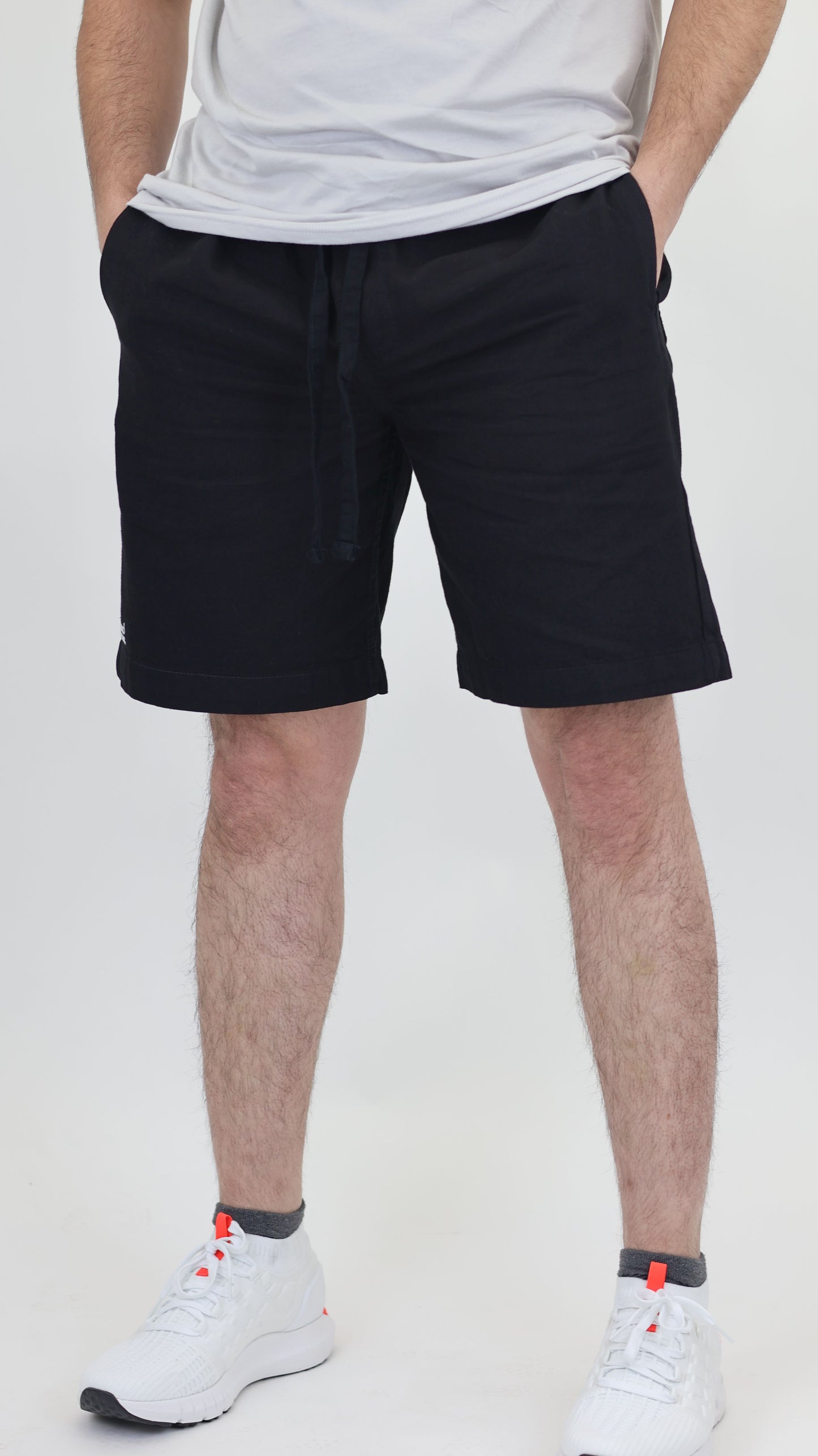 M1 Melbourne Unisex Shorts Black Over Dyed
