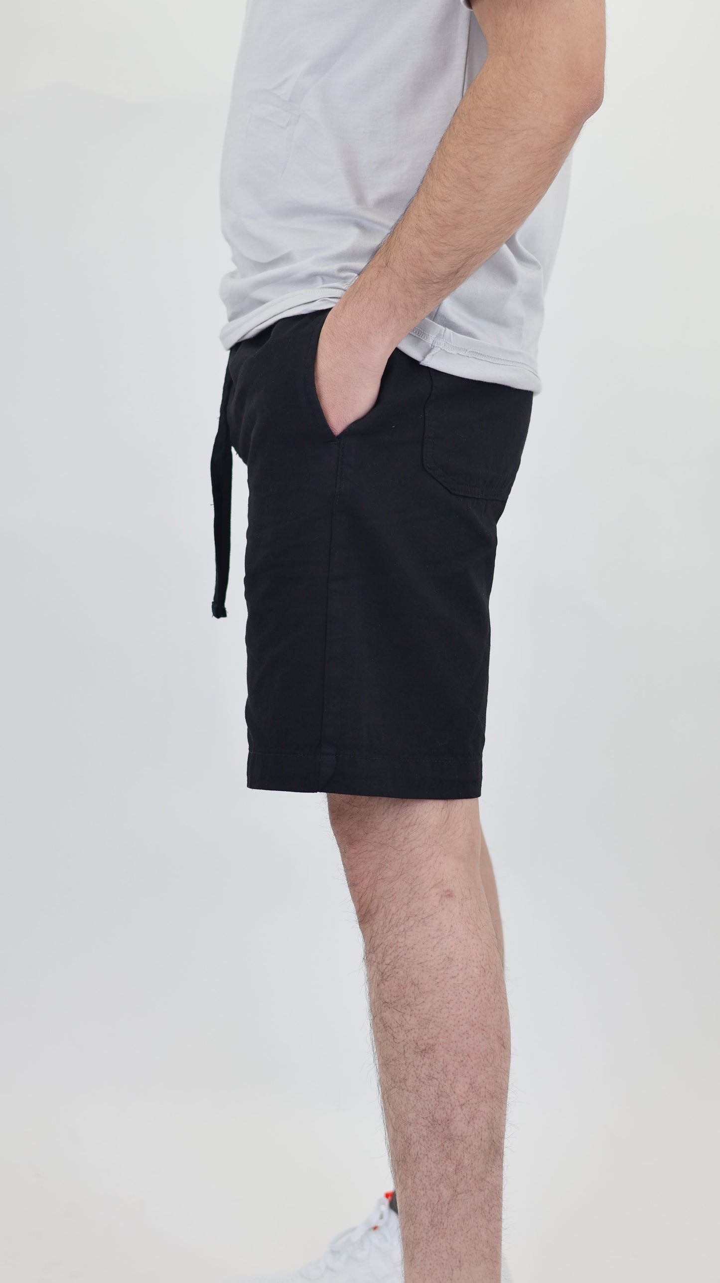 M1 Melbourne Unisex Shorts Black Over Dyed