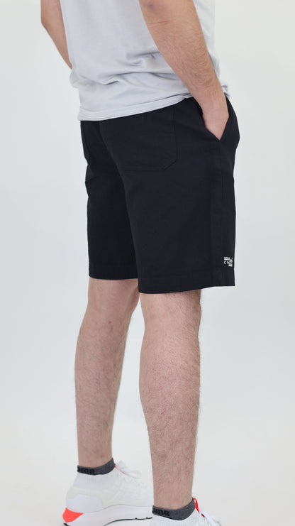 M1 Melbourne Unisex Shorts Black Over Dyed