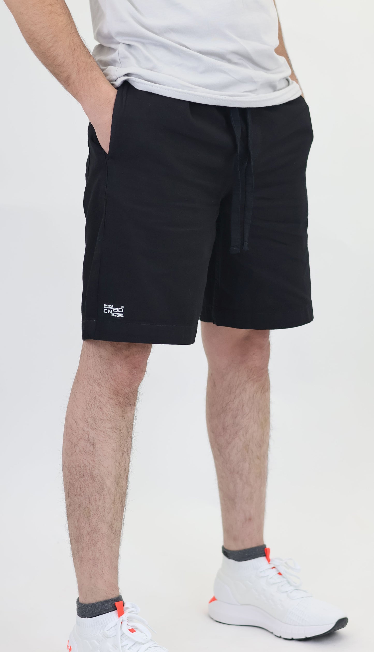 M1 Melbourne Unisex Shorts Black Over Dyed