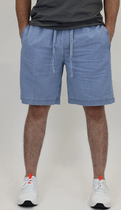 M2 Melbourne Unisex Shorts Lt Blue Stone Wash