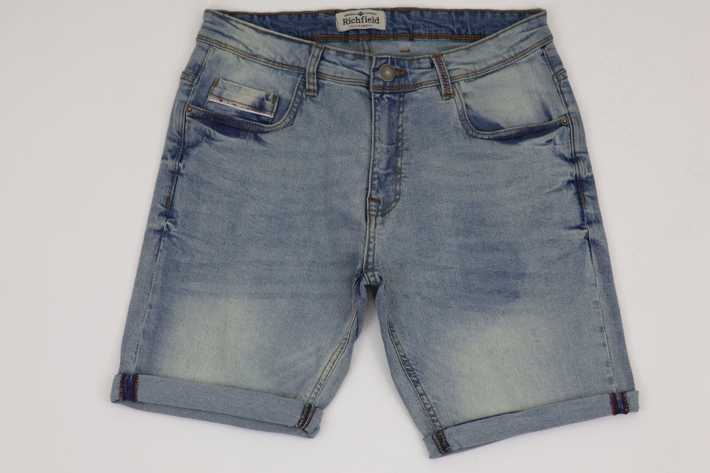 RF 767 Lt Blue Unisex Denim Short