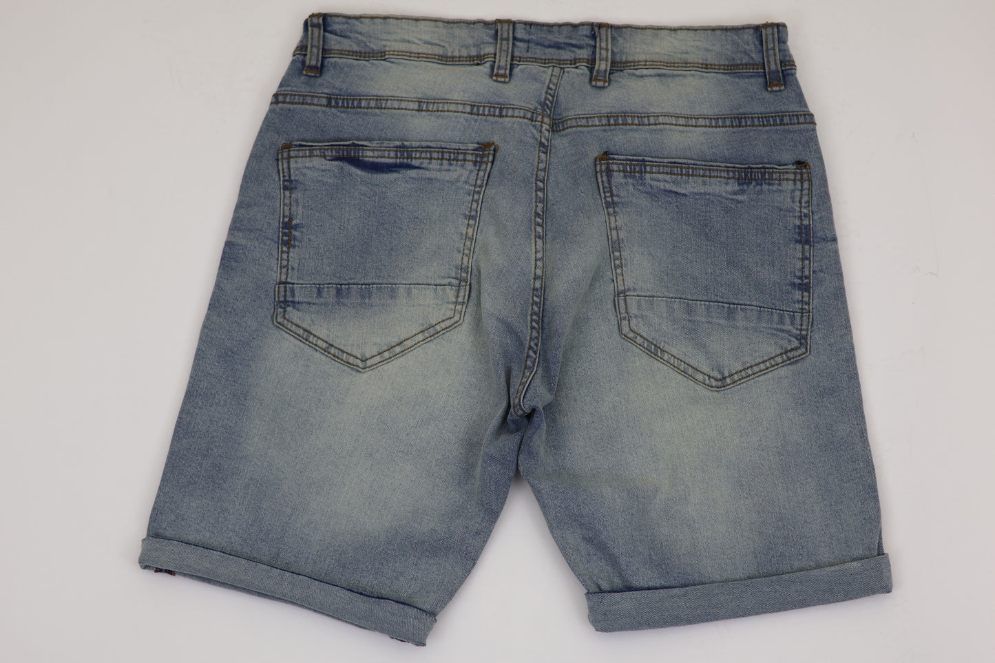 RF 767 Lt Blue Unisex Denim Short
