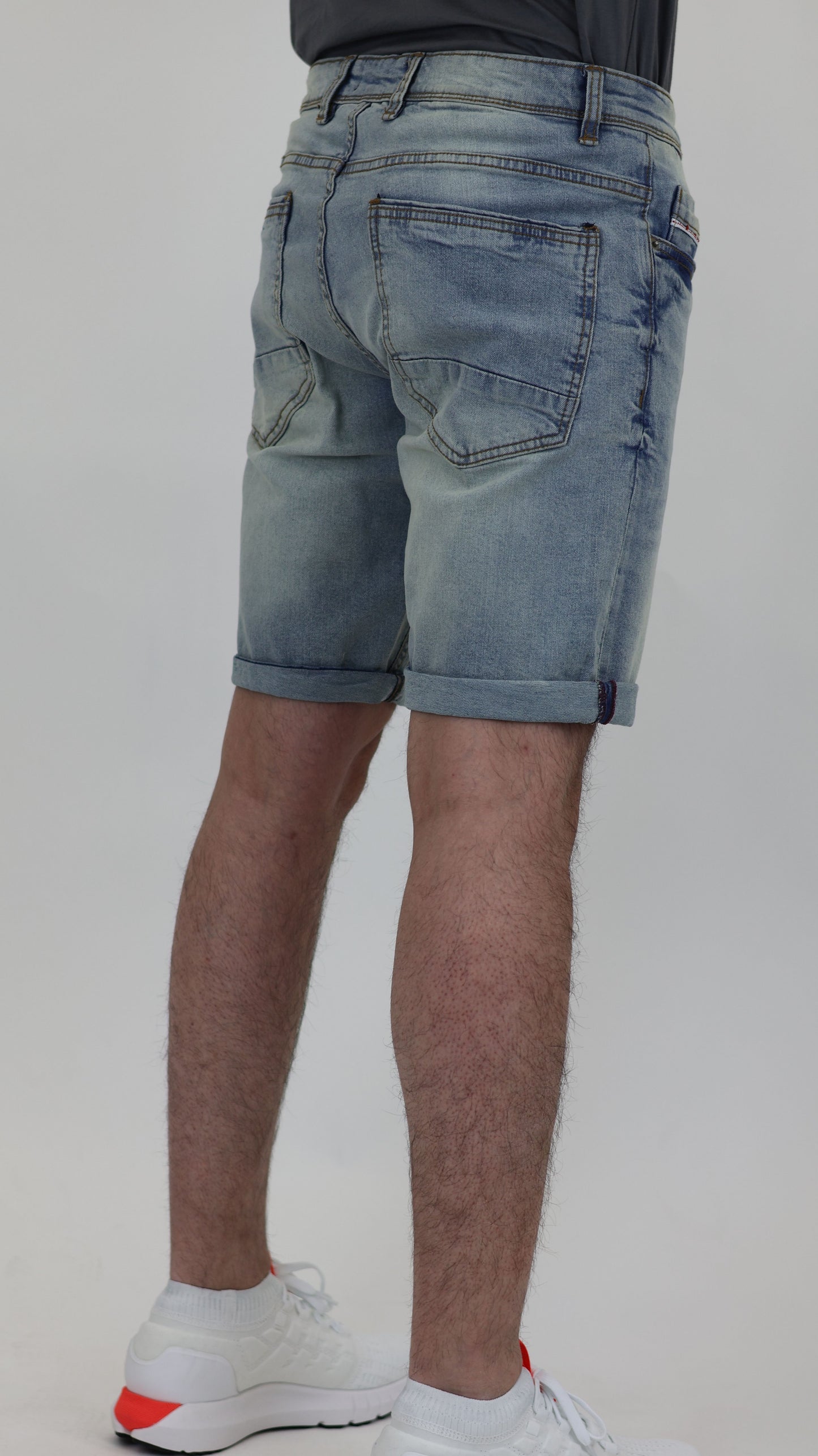 RF 767 Lt Blue Unisex Denim Short