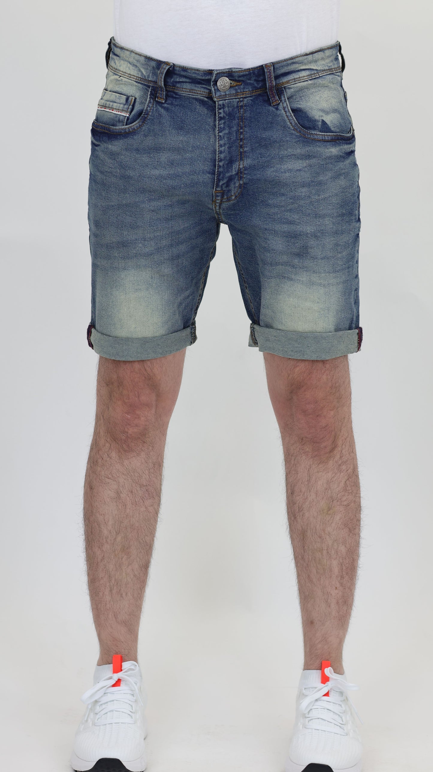 RF 767 Mid Blue Unisex Denim Short