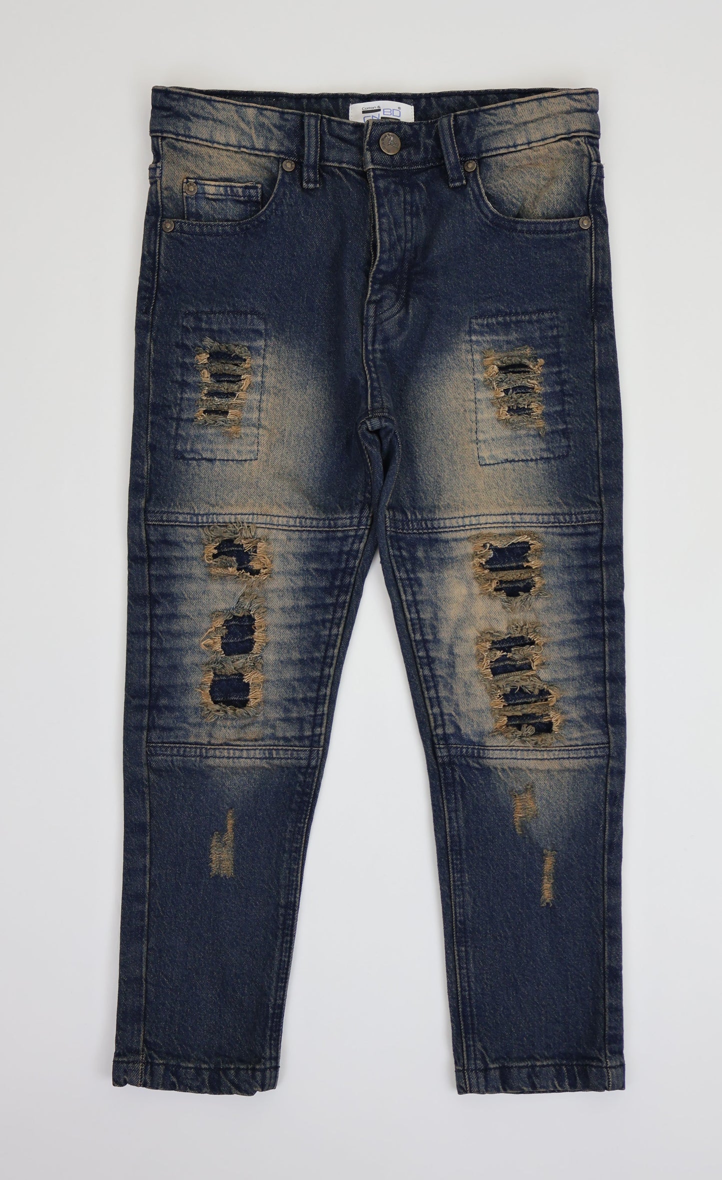 K27 Melbourne Junior Street Jeans Comfort Stretch Dirty Blue