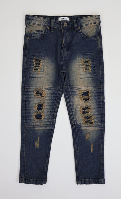 K27 Melbourne Junior Street Jeans Comfort Stretch Dirty Blue
