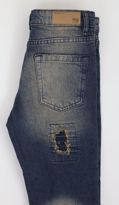 K27 Melbourne Junior Street Jeans Comfort Stretch Dirty Blue