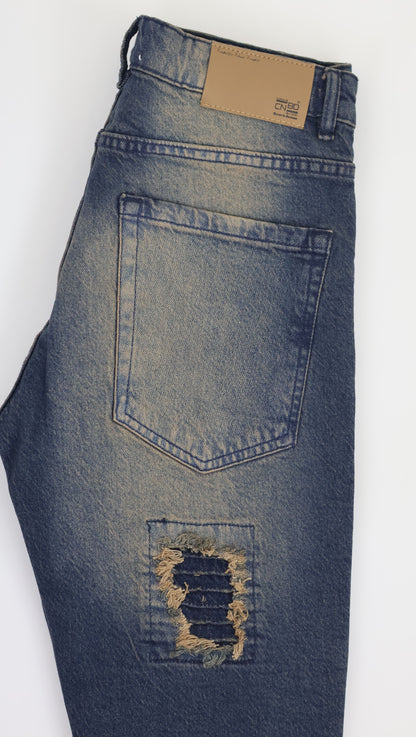 M14 Melbourne Street Jeans Comfort Stretch Dirty Blue