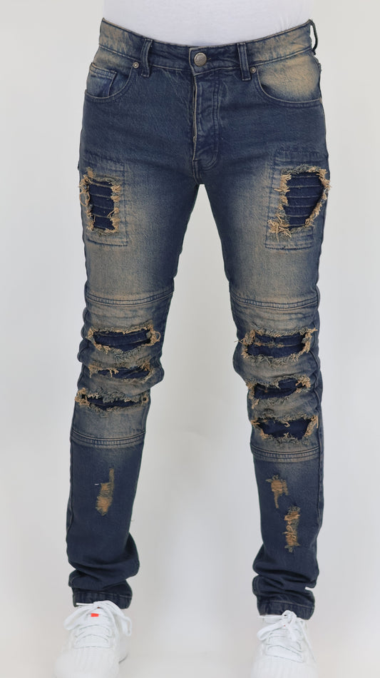 M14 Melbourne Street Jeans Comfort Stretch Dirty Blue