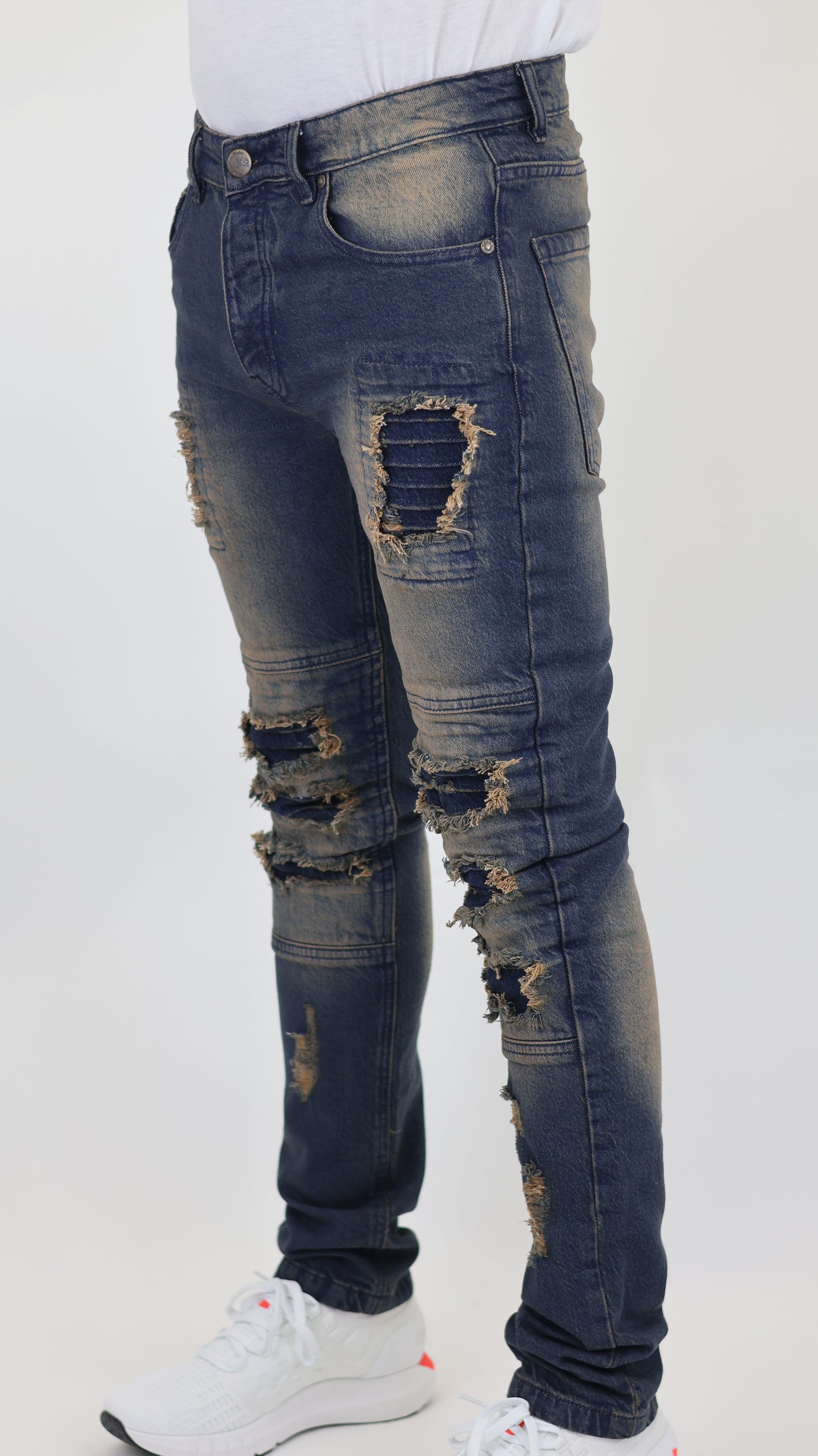 M14 Melbourne Street Jeans Comfort Stretch Dirty Blue