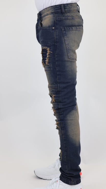 M14 Melbourne Street Jeans Comfort Stretch Dirty Blue