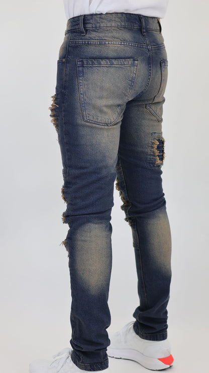M14 Melbourne Street Jeans Comfort Stretch Dirty Blue