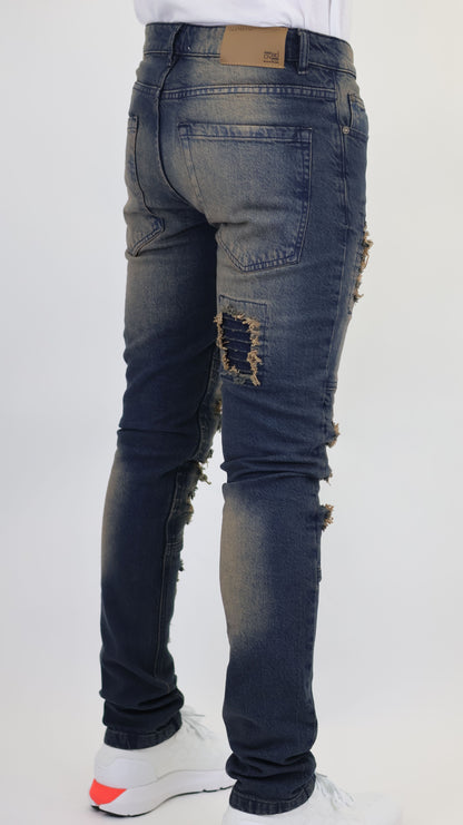 M14 Melbourne Street Jeans Comfort Stretch Dirty Blue