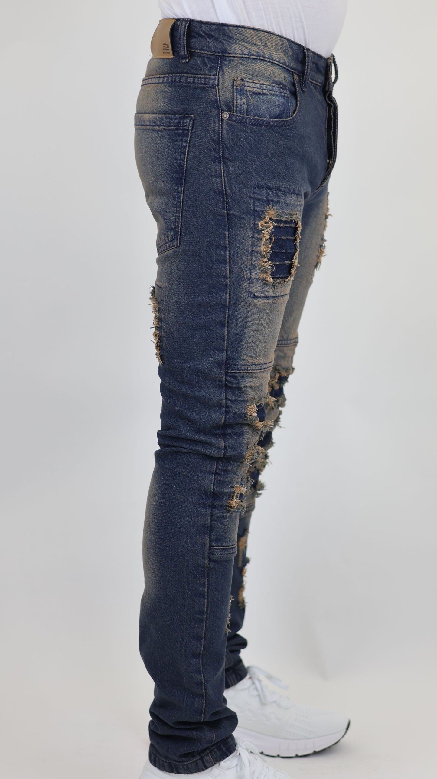M14 Melbourne Street Jeans Comfort Stretch Dirty Blue