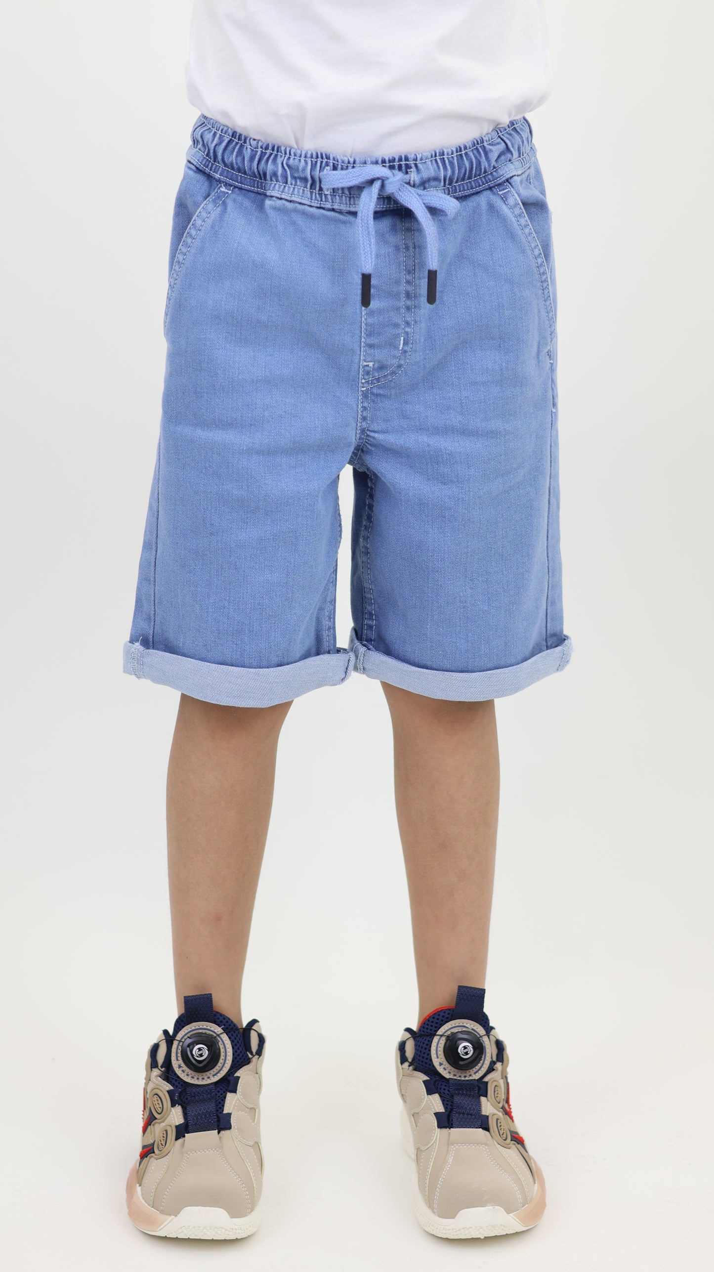 K1 Melbourne Kids Denim Shorts Lt Blue