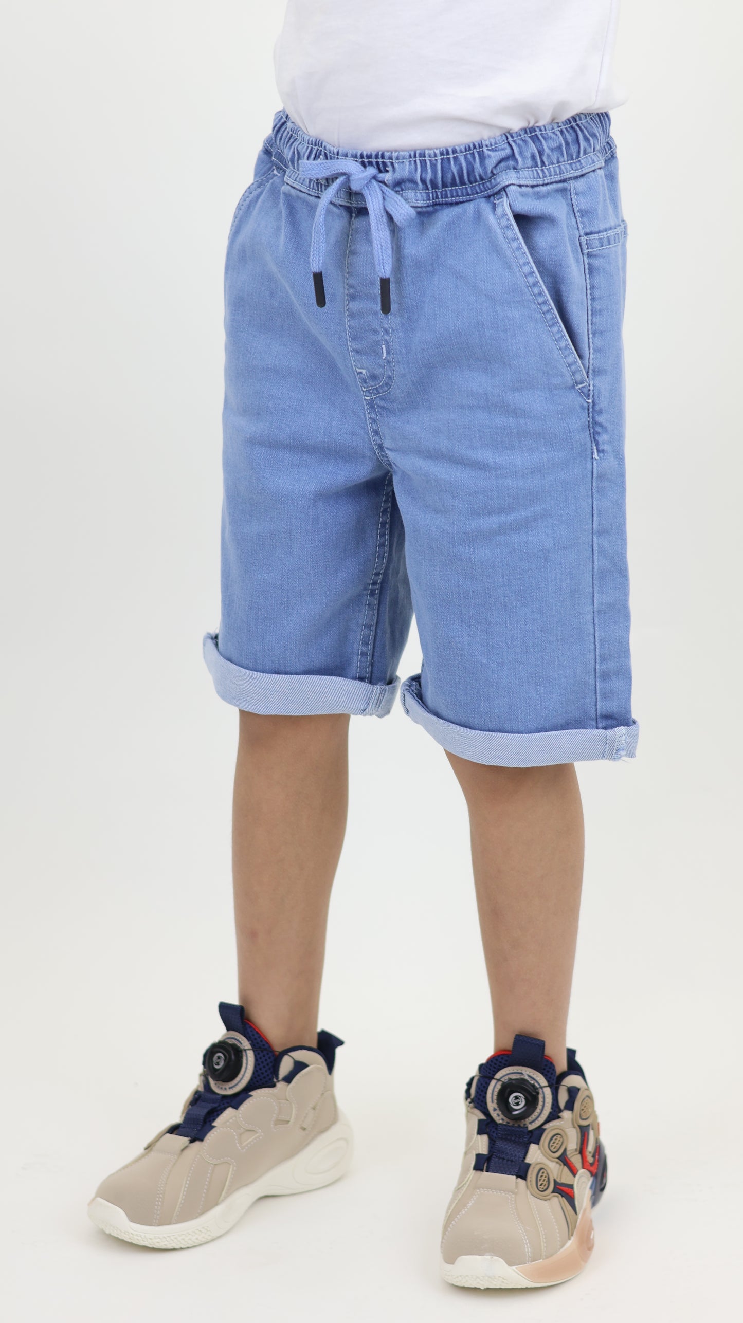 K1 Melbourne Kids Denim Shorts Lt Blue