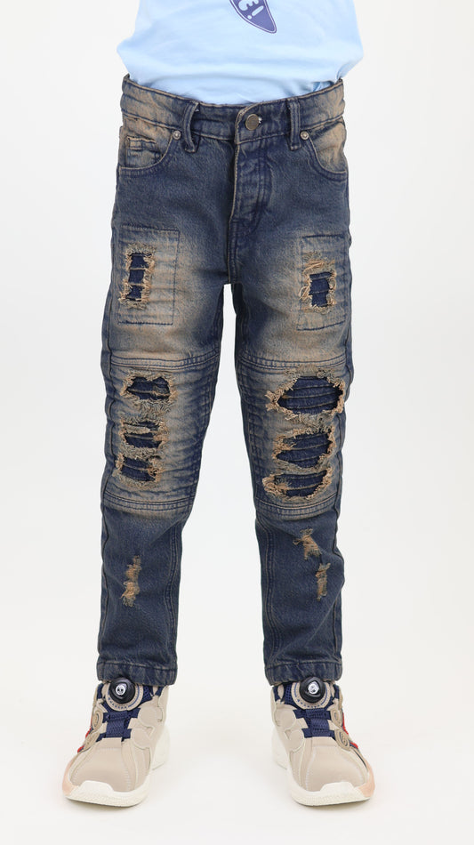 K27 Melbourne Junior Street Jeans Comfort Stretch Dirty Blue