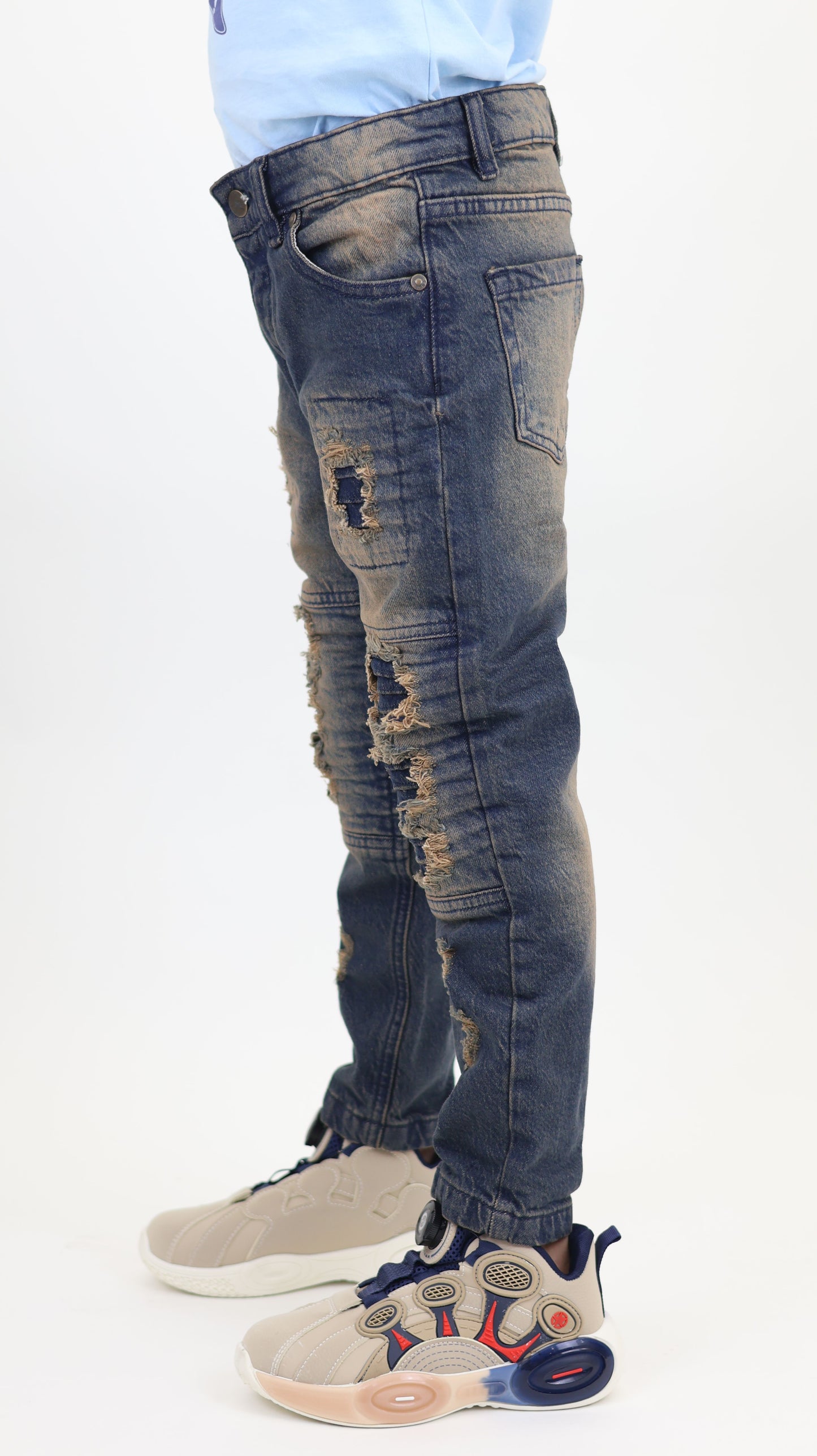 K27 Melbourne Junior Street Jeans Comfort Stretch Dirty Blue