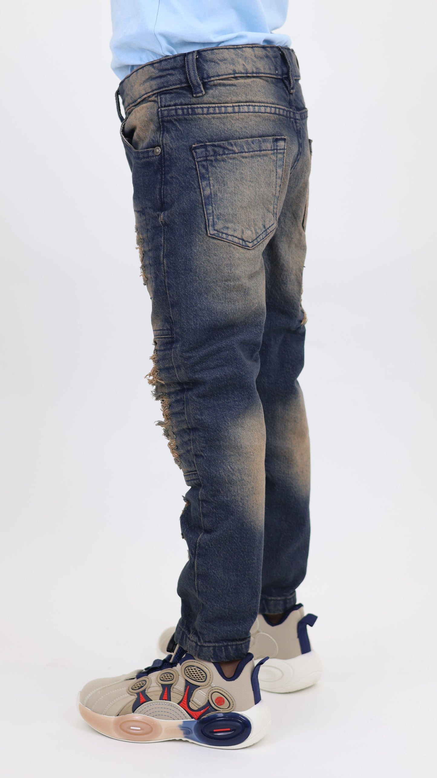 K27 Melbourne Junior Street Jeans Comfort Stretch Dirty Blue