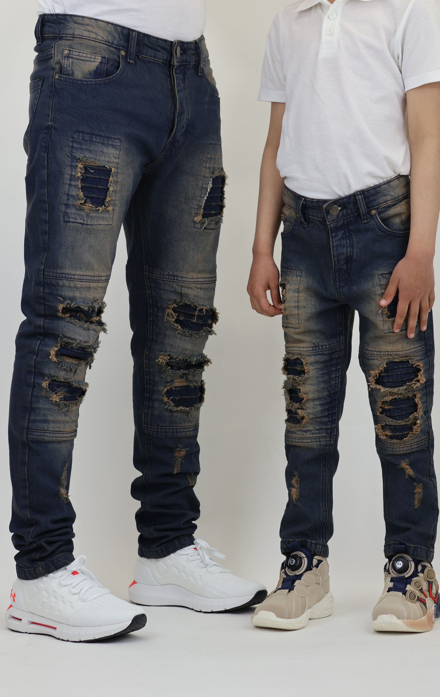 K27 Melbourne Junior Street Jeans Comfort Stretch Dirty Blue