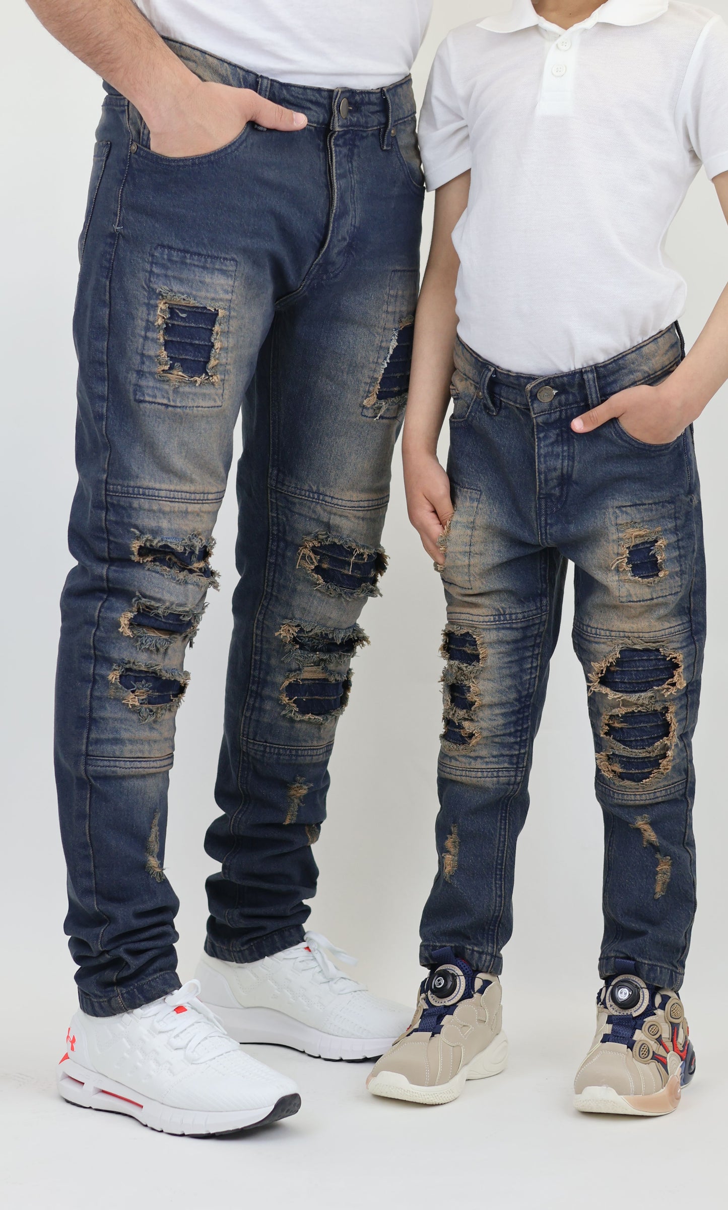 K27 Melbourne Junior Street Jeans Comfort Stretch Dirty Blue
