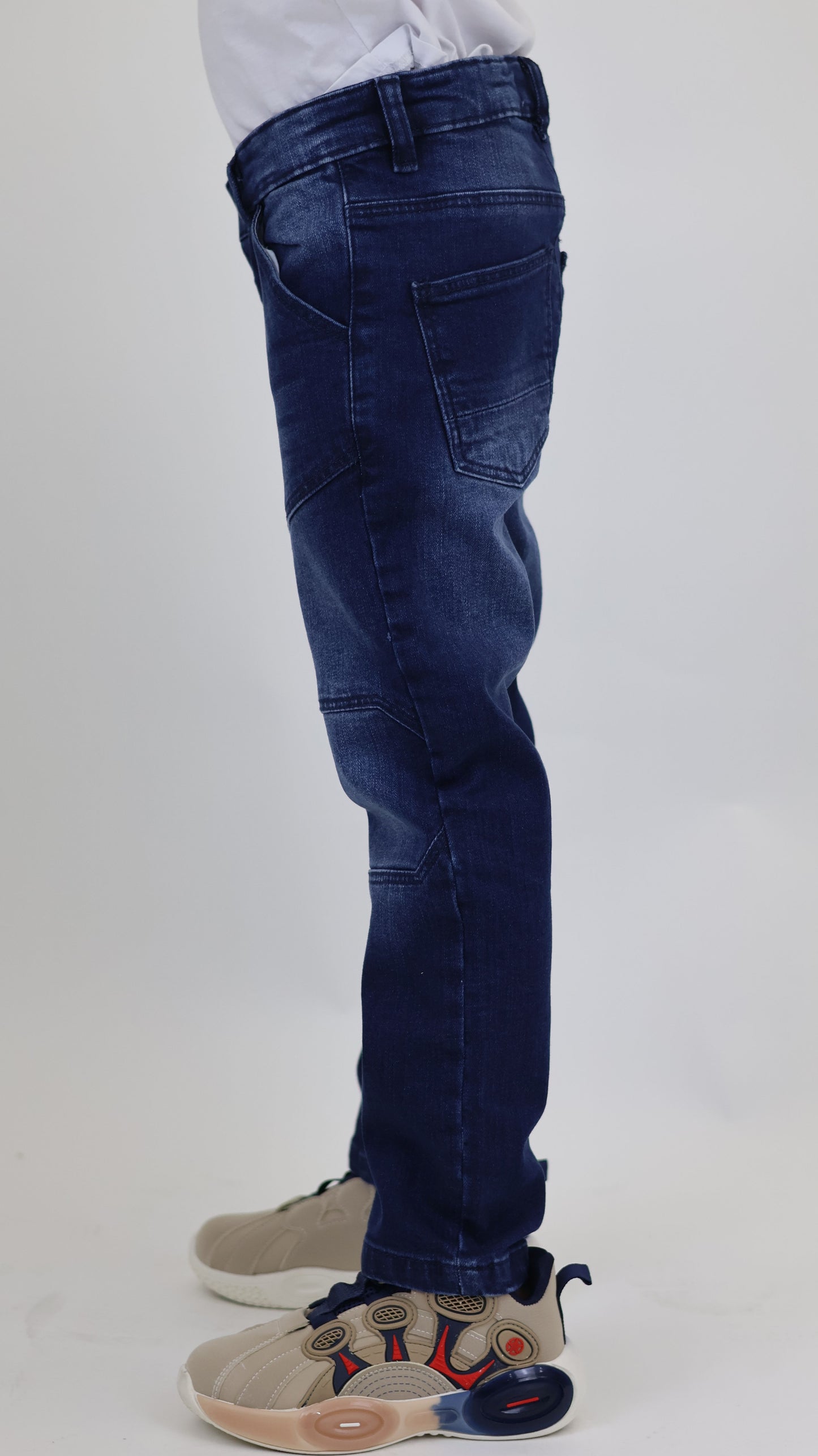 K29 Kids’ Dark Blue Cut & Sew Signature Denim Pants