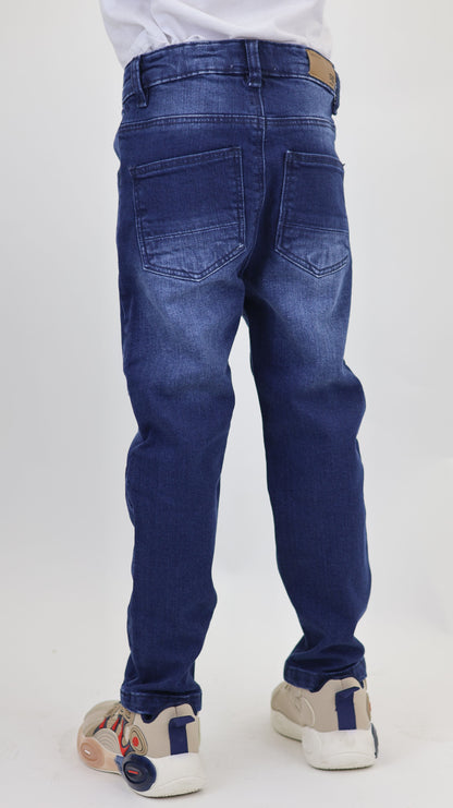 K29 Kids’ Dark Blue Cut & Sew Signature Denim Pants