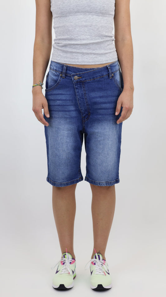 W11 Melbourne Women’s Denim Shorts Mid Blue