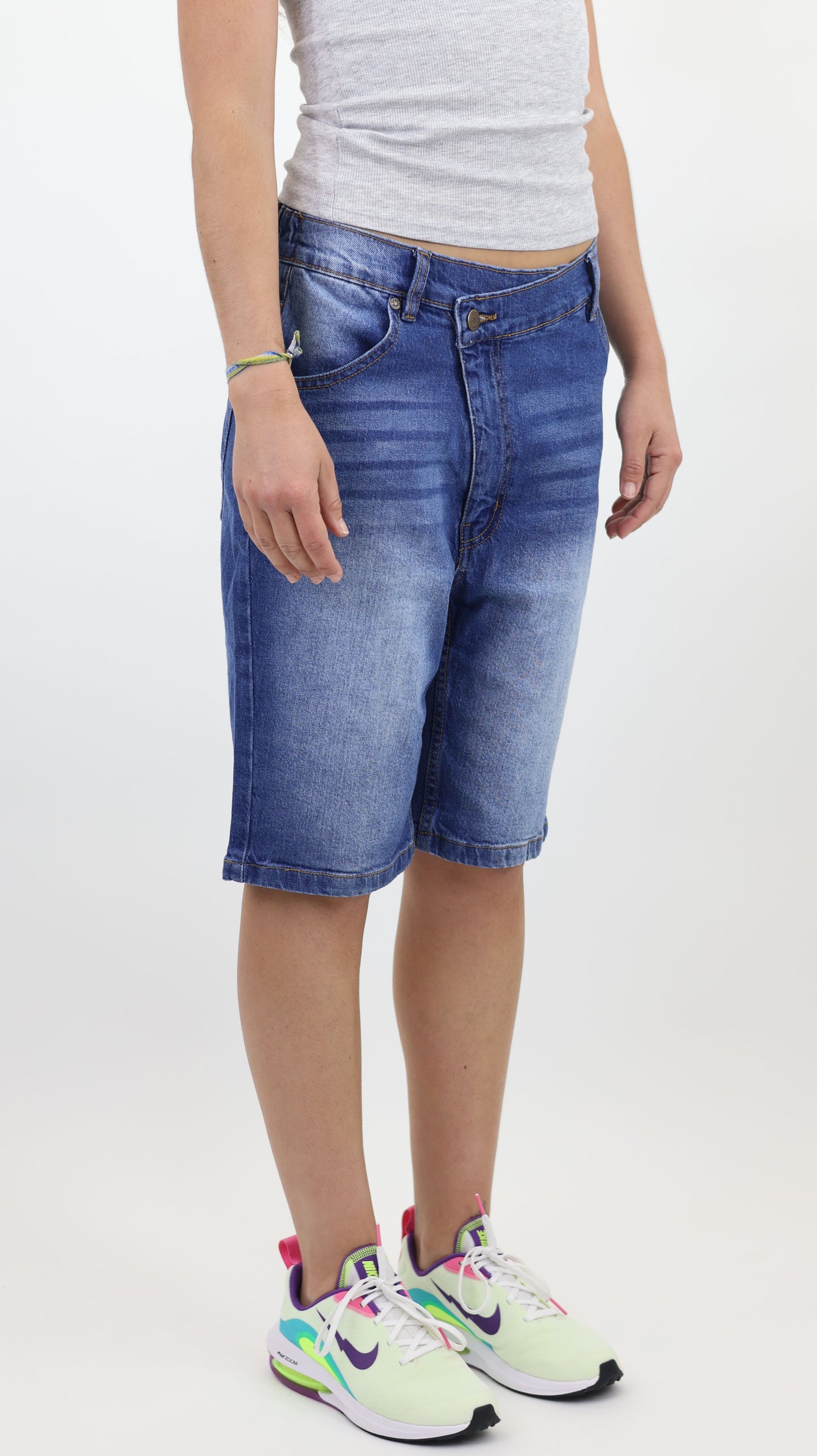 W11 Melbourne Women’s Denim Shorts Mid Blue