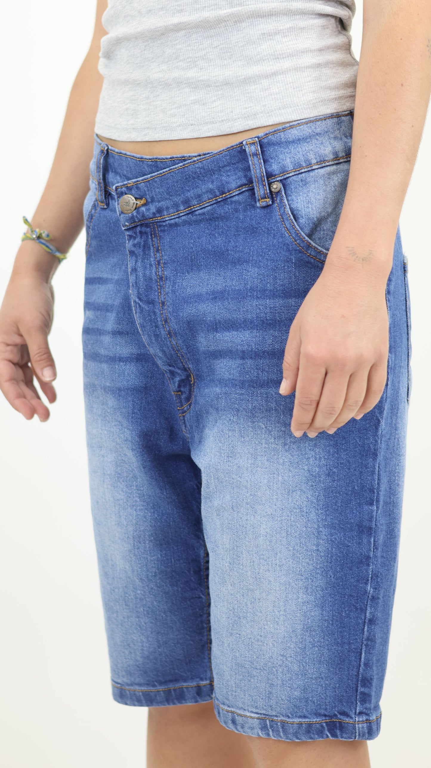 W11 Melbourne Women’s Denim Shorts Mid Blue